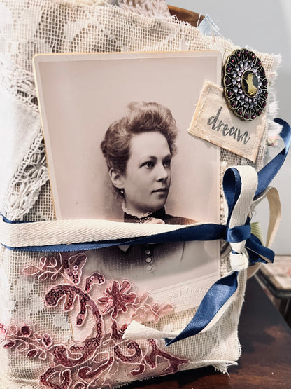 Old Lace Junk Journal class and kit