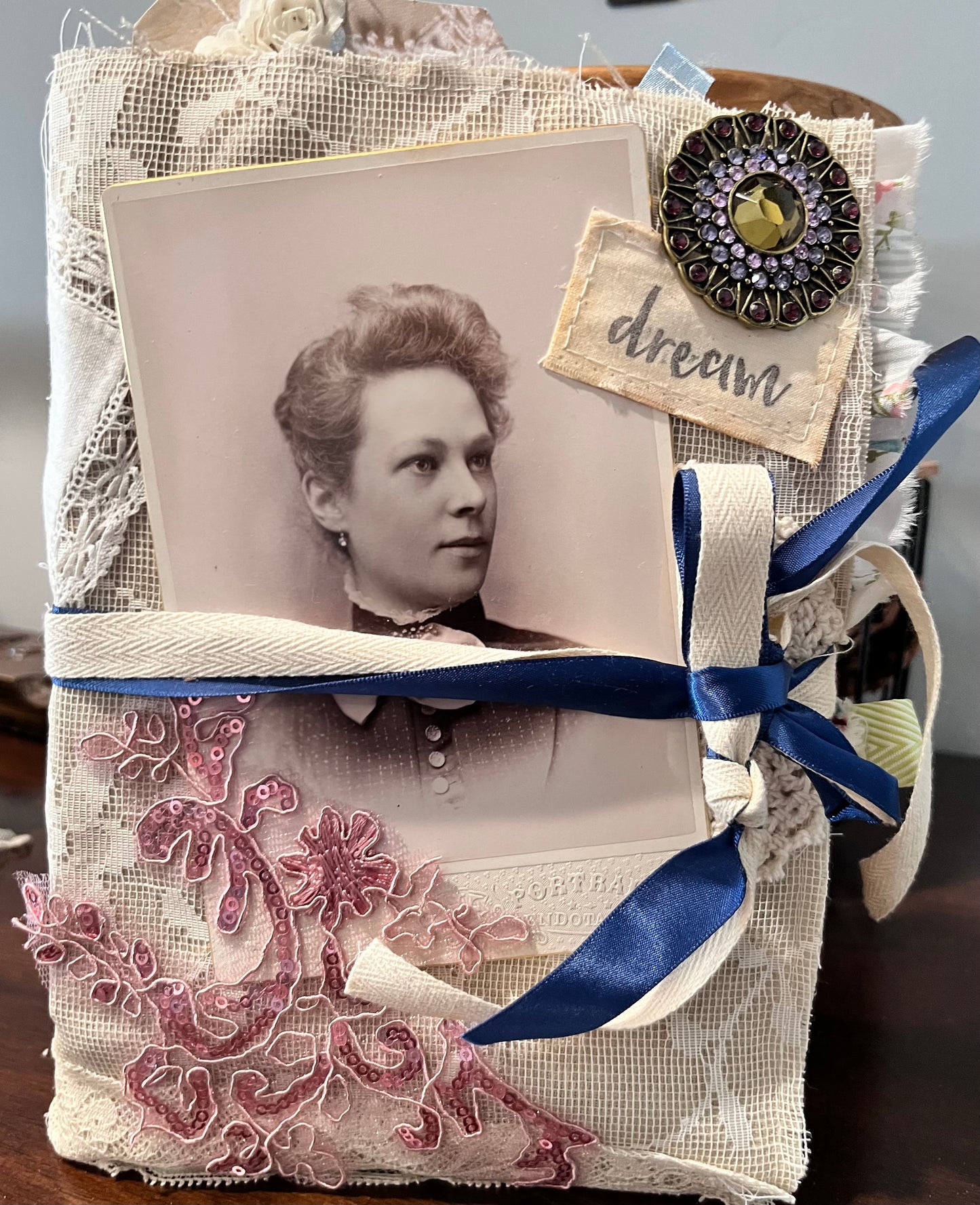 Old Lace Junk Journal class and kit