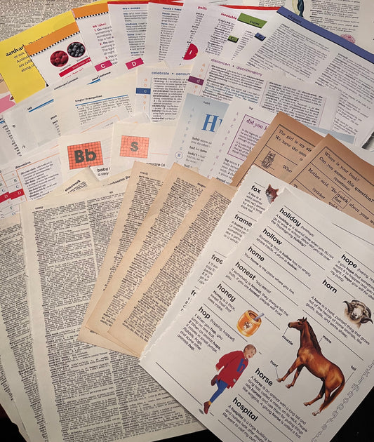 dictionary page pack