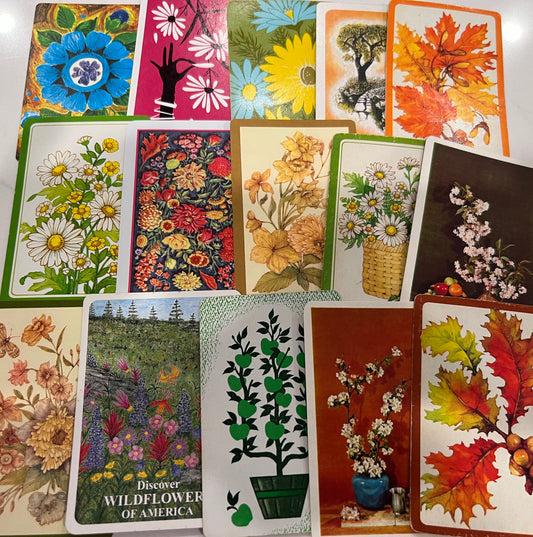Card pack - floral #1